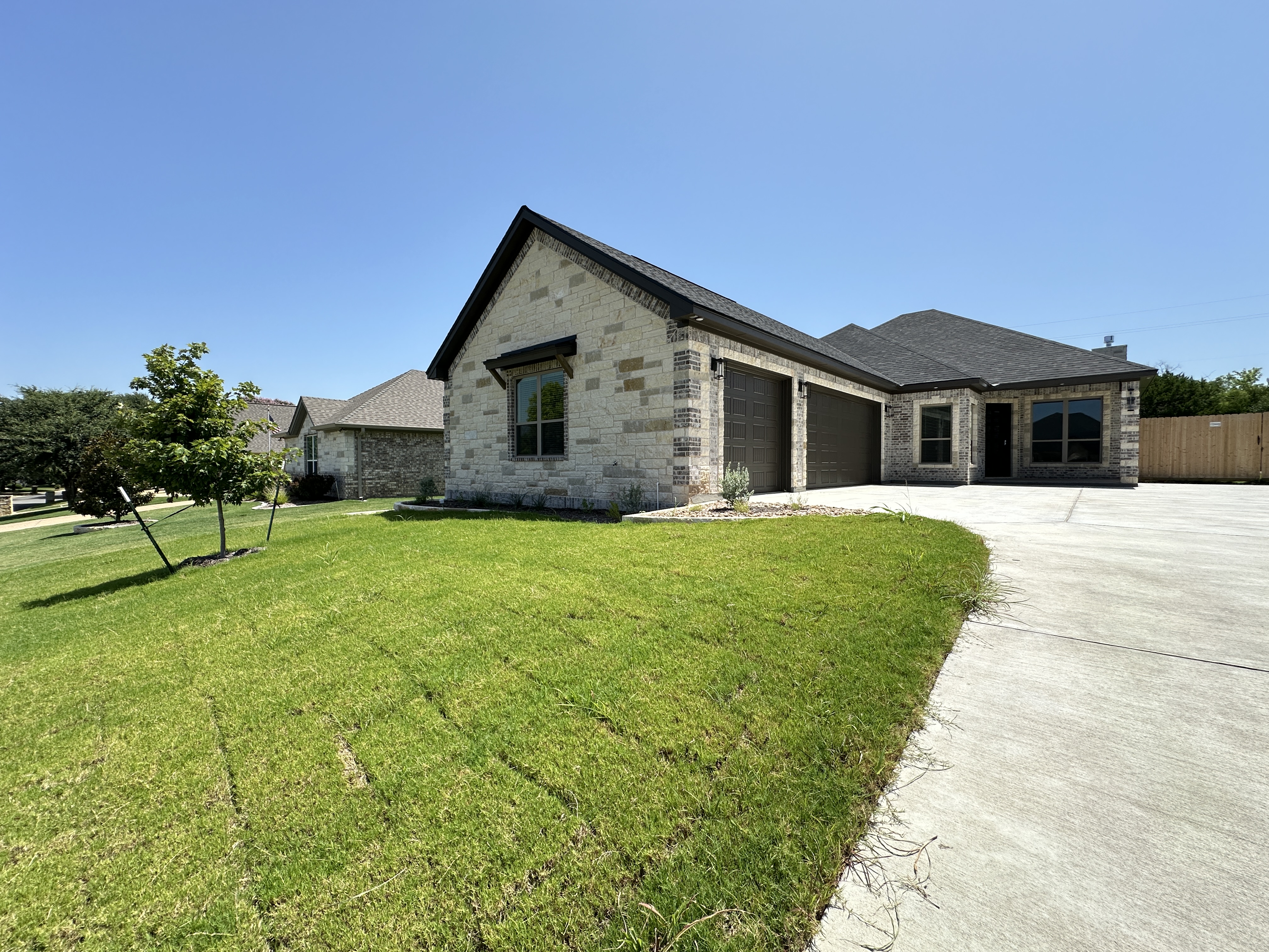 4315 Sunflower, Temple, TX 76502 — Garden plan by Carothers Executive Homes in Wildflower Country Club, Temple, Texas
