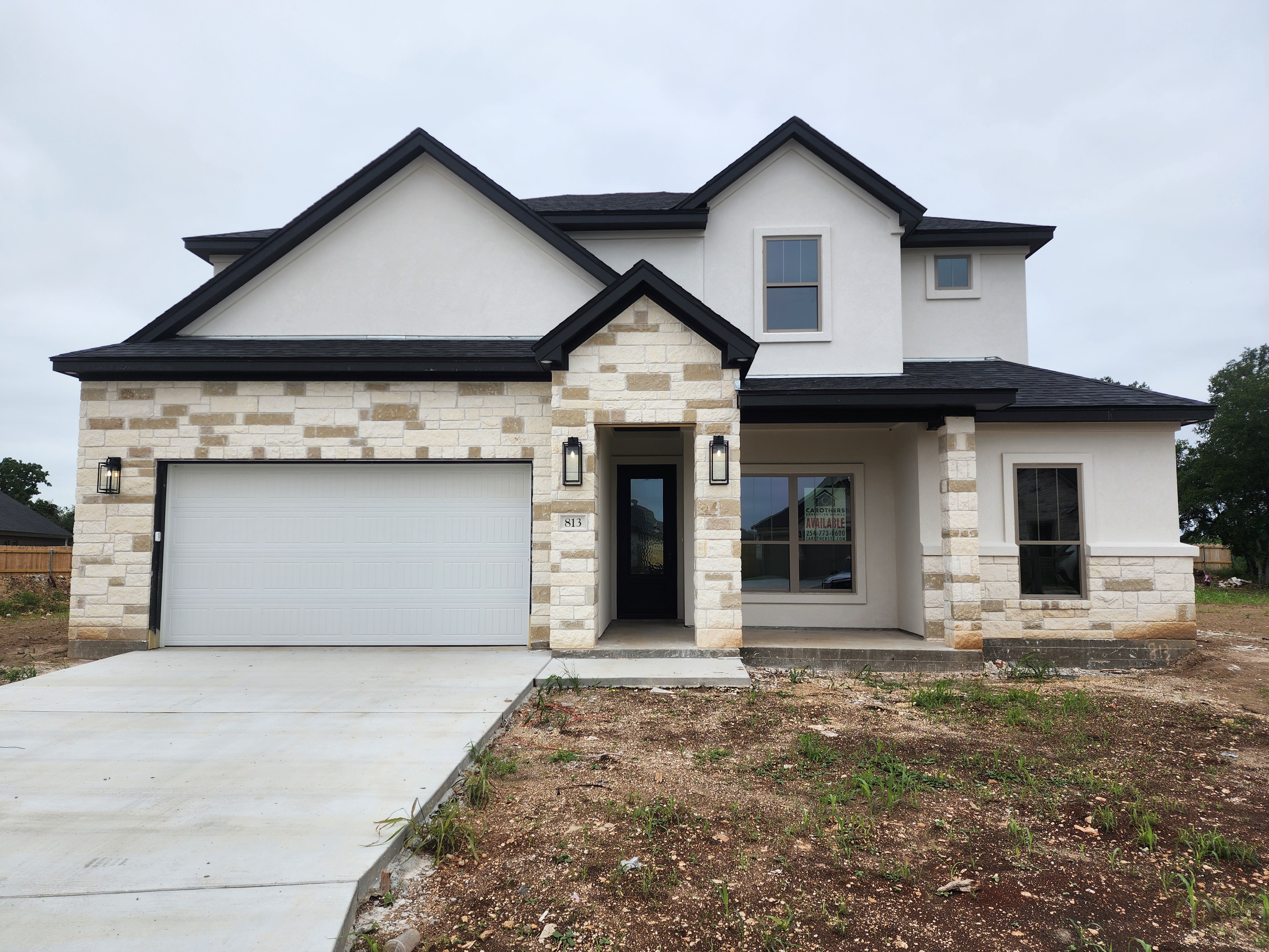 813 Golden Eagle, Salado, TX 76571 — Coolidge plan by Carothers Executive Homes in Eagle Heights, Salado, Texas