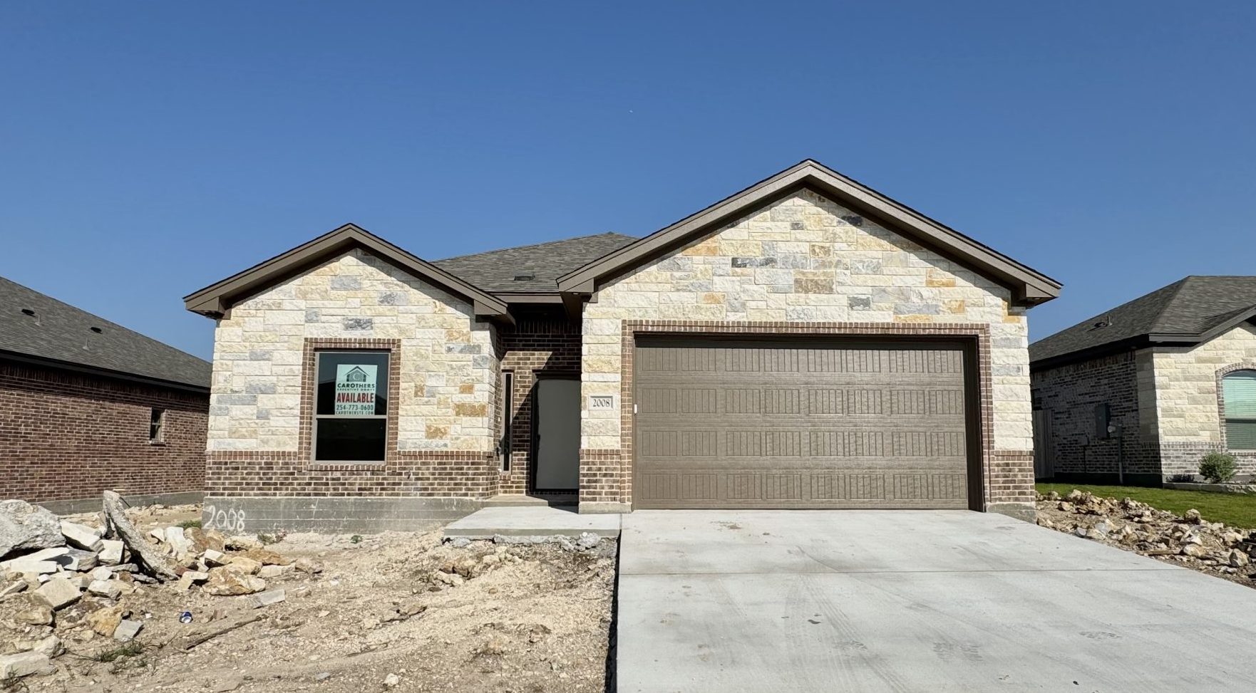2008 Yarrow, Temple, TX 76502 — Kingsland plan by Carothers Executive Homes in Mesa Ridge, Temple, Texas