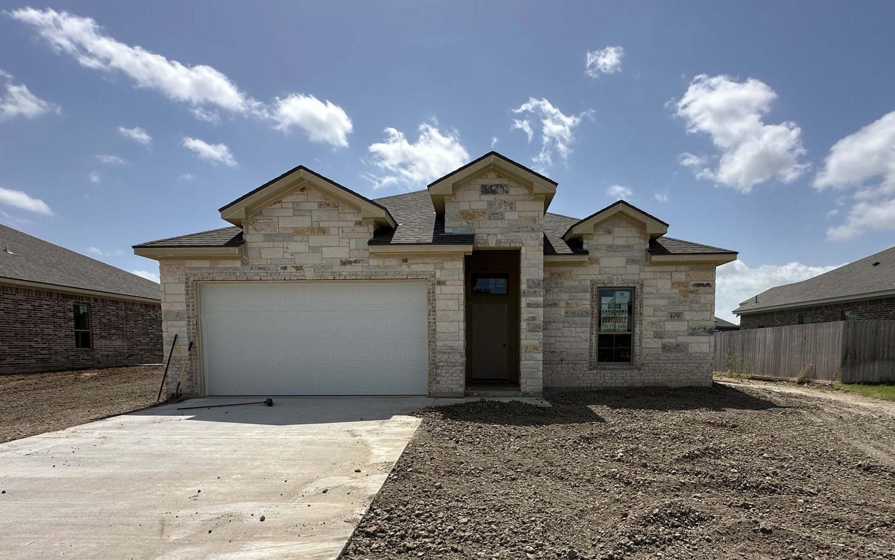 409 Magnolia, Troy, TX 76579 — Bartlett II plan by Carothers Executive Homes in Turtle Creek, Troy, Texas